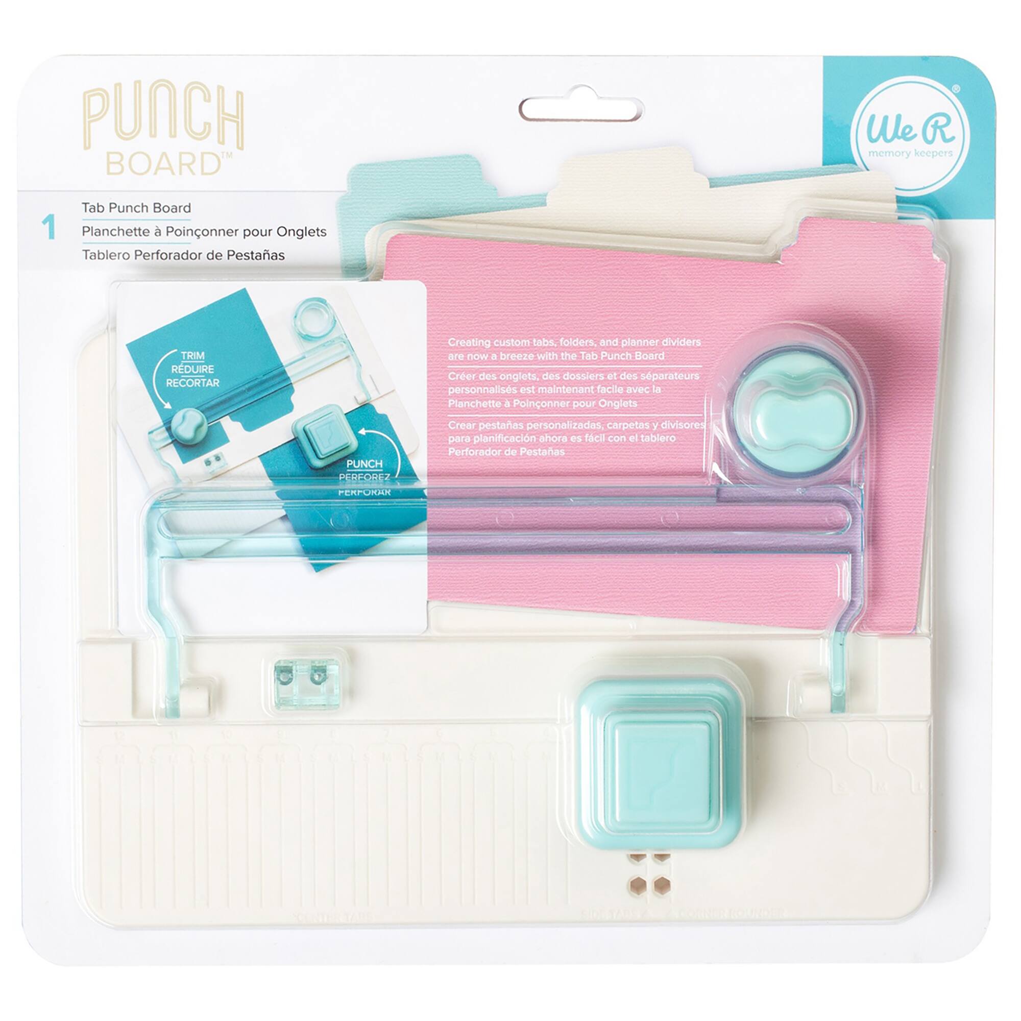 We R Memory Keepers® Tab Punch Board, 8.51" x 9.26